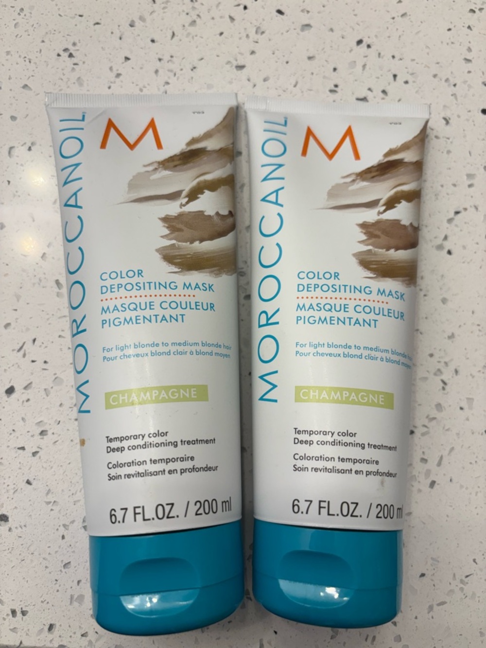 Moroccan Oil Moroccanoil Color Depositing Mask Lot, Champagne 6.7oz New